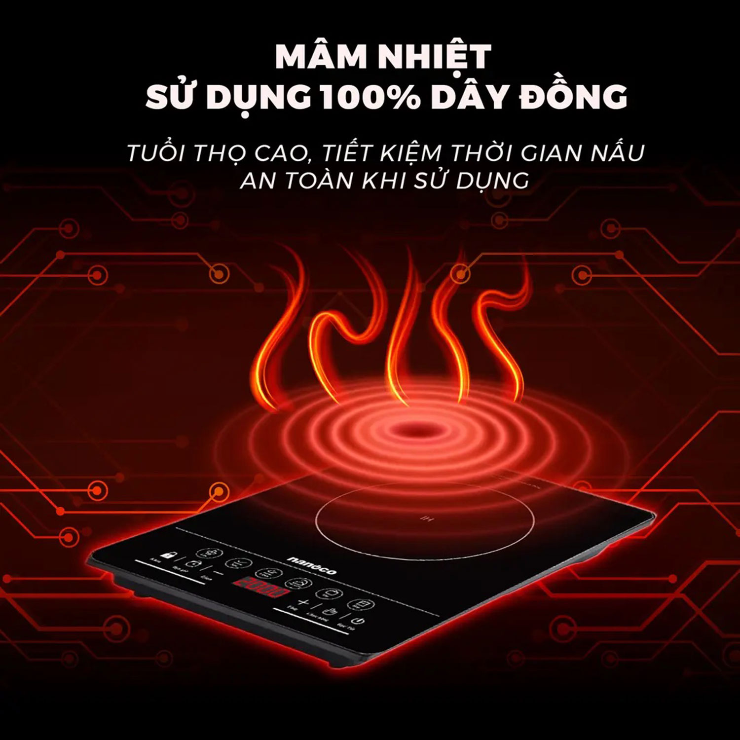 Bếp Điện Từ NICY660 Nanoco