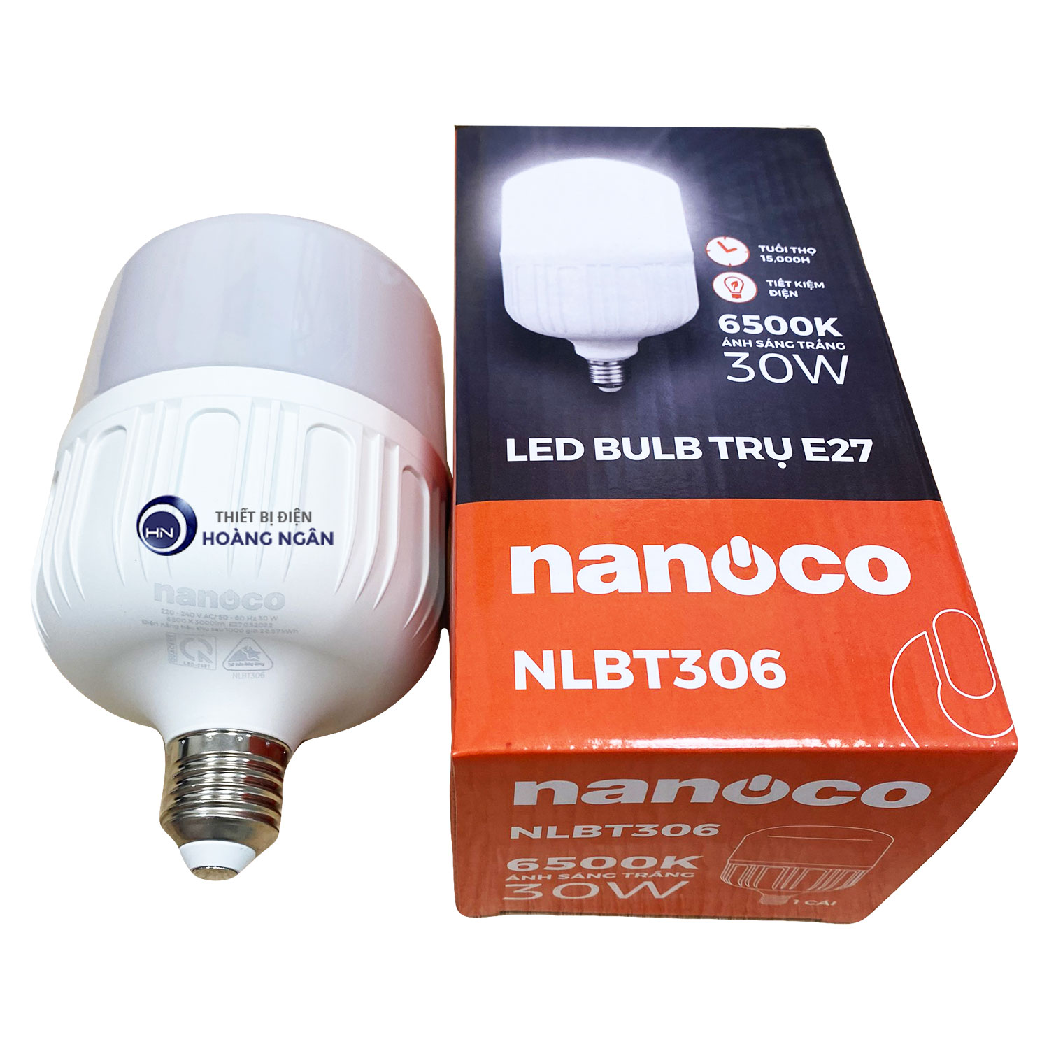 Bóng LED Bulb Trụ 20W NLBT206 E27 TITAN Series IP20 Nanoco