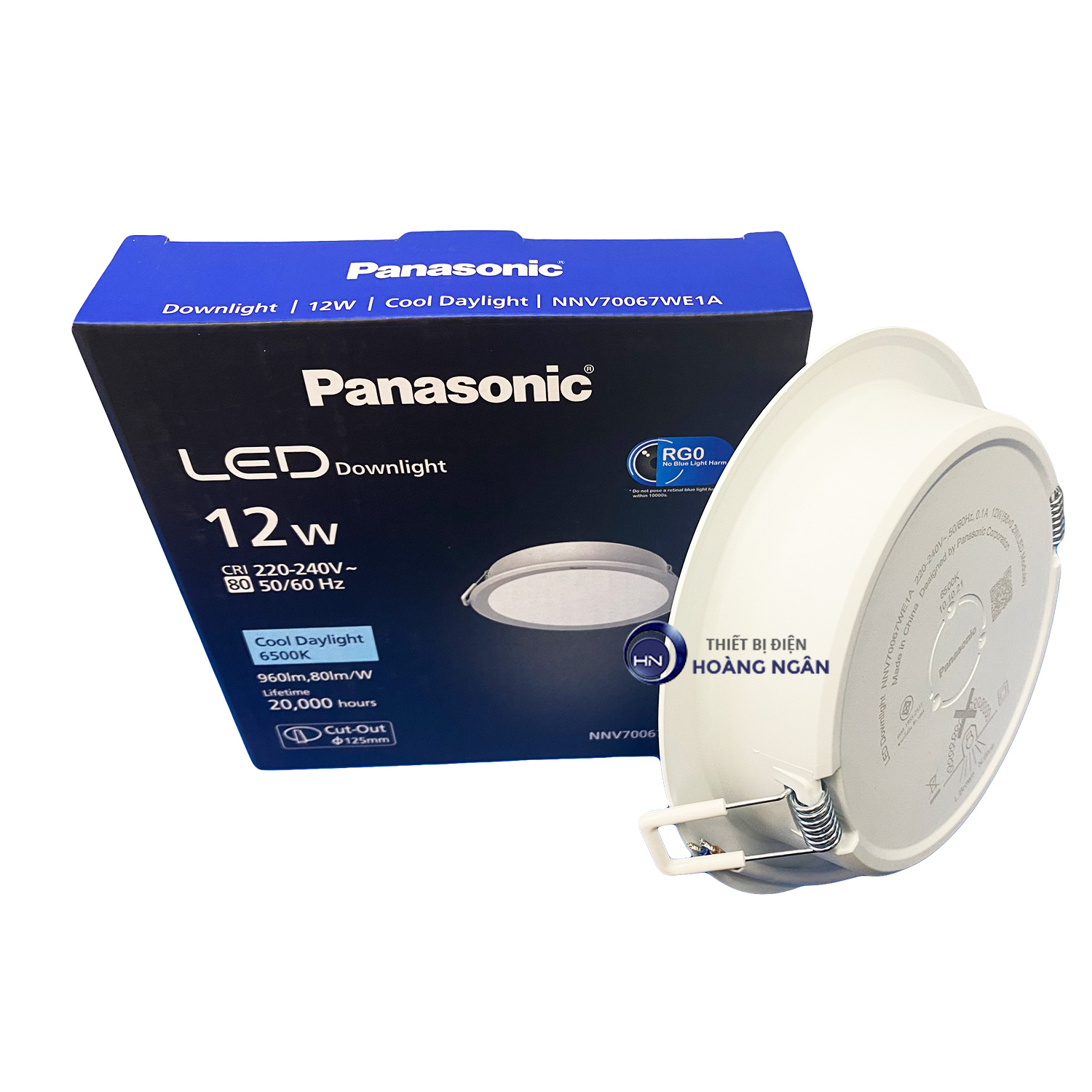 Đèn LED âm trần Tròn DN Series 2G NNV70067WE1A Panasonic