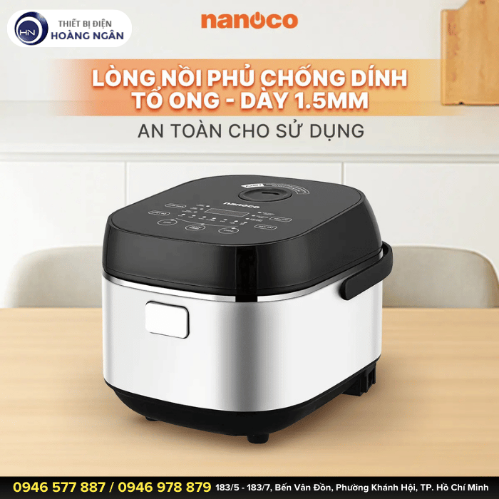 Nồi Cơm Điện Đa Năng Nanoco NRC1818M