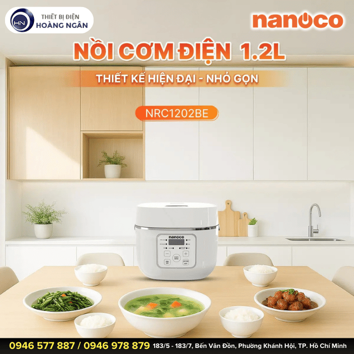 Nồi Cơm Điện NRC1202BE Nanoco