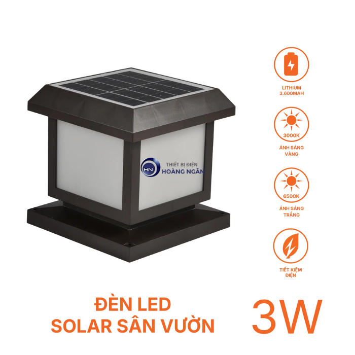 Đèn Năng Lượng Mặt Trời Sân Vườn NTZ10200 Nanoco