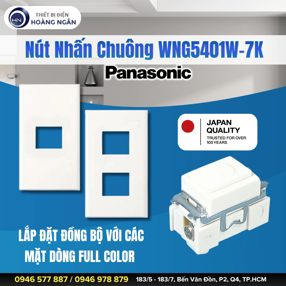 Nút nhấn chuông Panasonic WNG5401W-7K