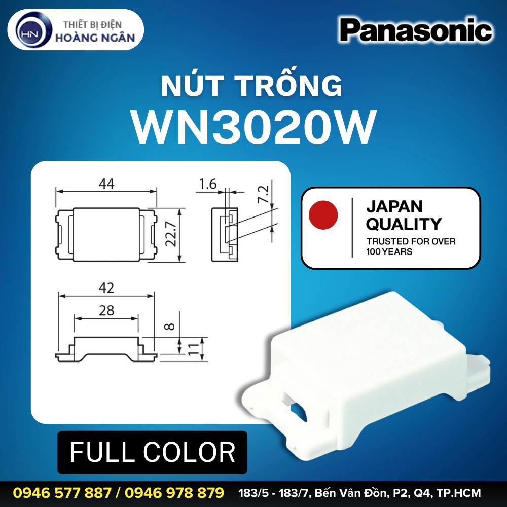 Nút trống Panasonic WN3020W