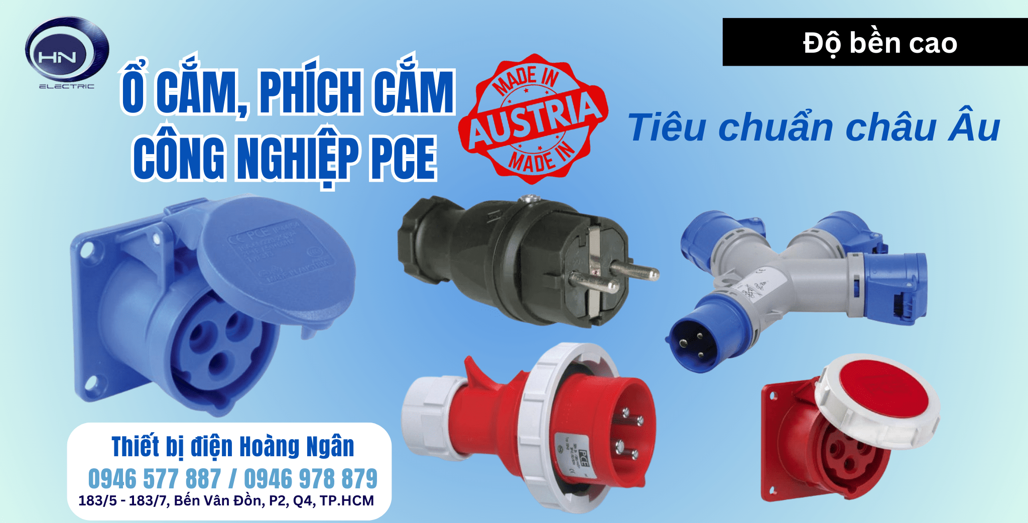 Ổ Cắm Công nghiệp PCE & Phích Cắm Công Nghiệp PCE