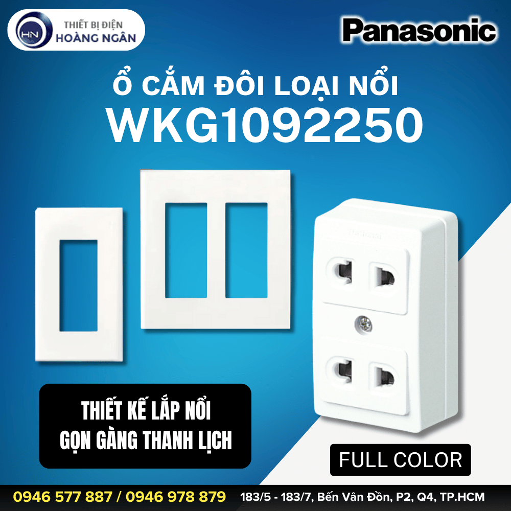 Ổ Cắm Đôi Loại Nổi Panasonic WKG1092250