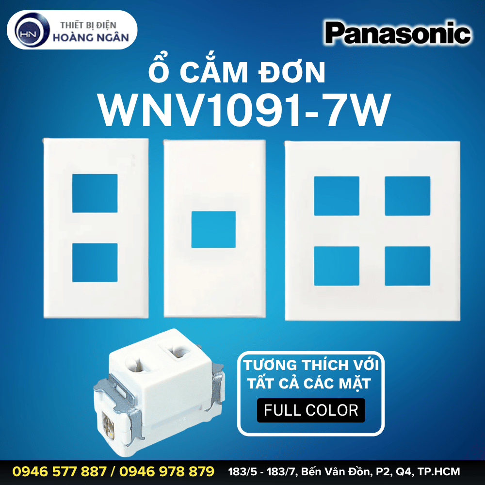 Ổ Cắm Đơn Panasonic WNV1091-7W
