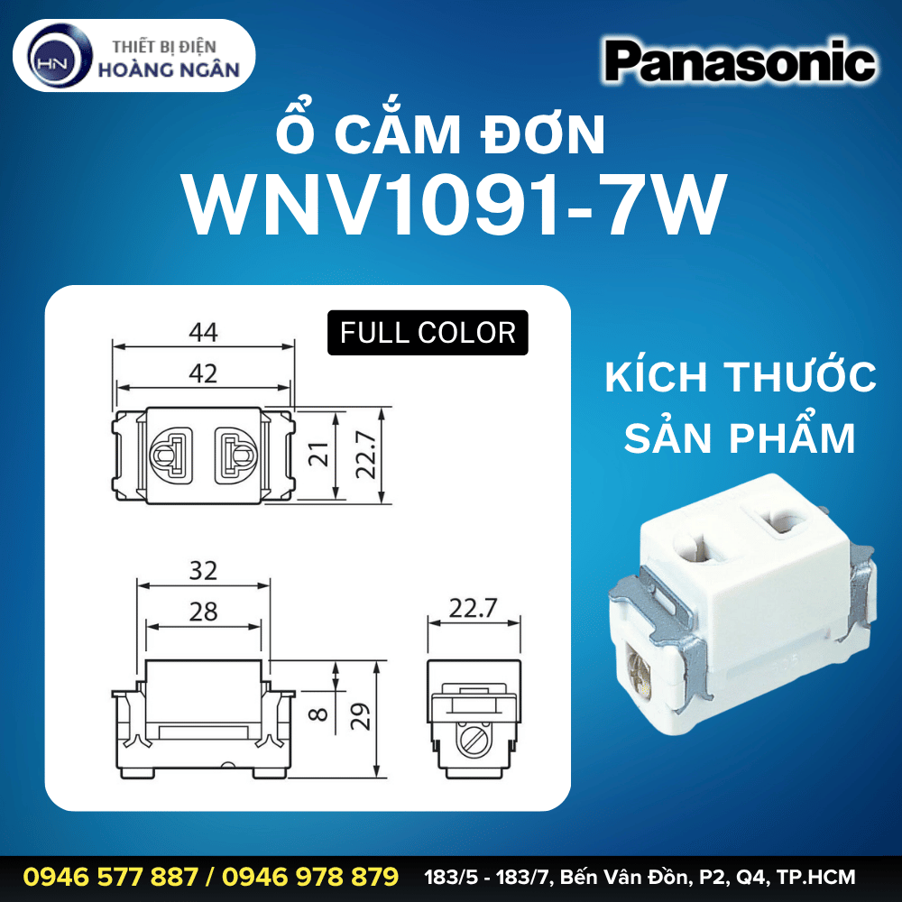 Ổ Cắm Đơn Panasonic WNV1091-7W (3)