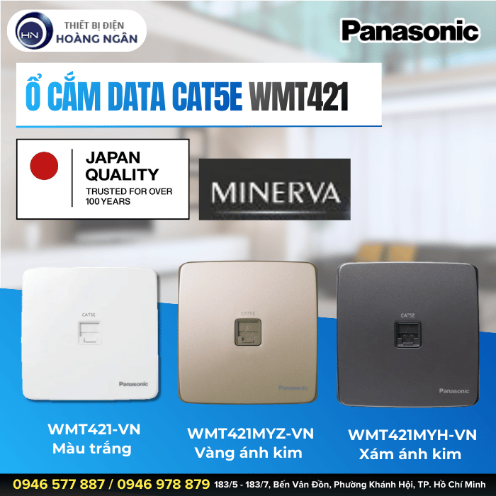 Ổ Cắm Mạng Panasonic CAT5E WMT421-VN