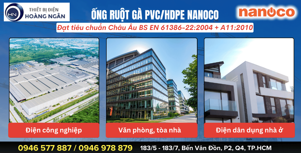 Ống Ruột Gà Nanoco 