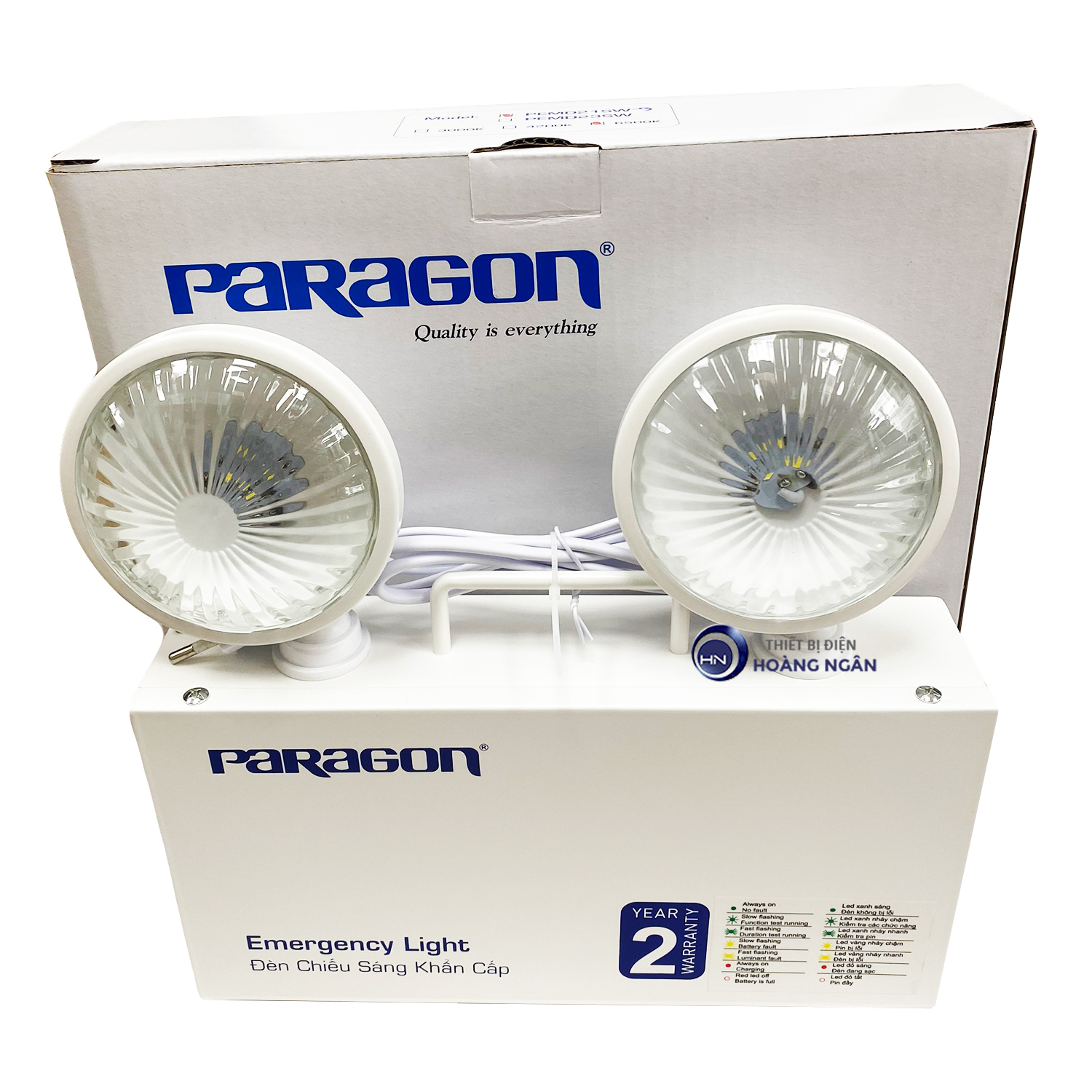 Đèn LED Chiếu Sáng Khẩn Cấp PEMD21SW Paragon | Có Chứng Nhận PCCC