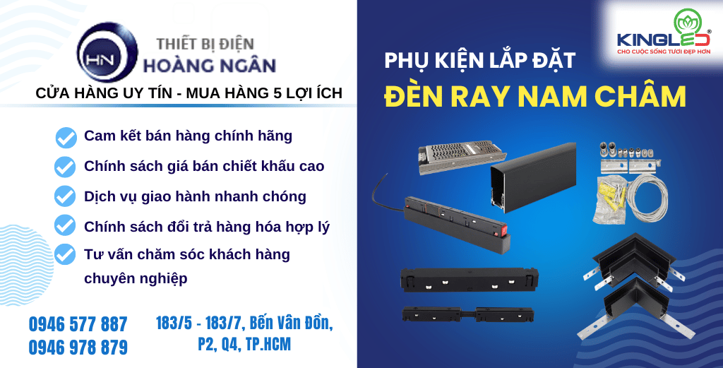 Phụ Kiện Đèn Ray Nam Châm KingLED