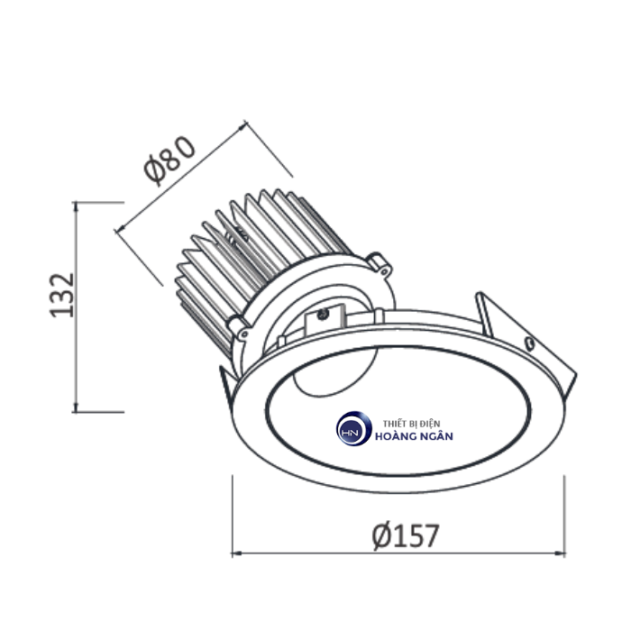Đèn Downlight Âm Trần Paragon PRDZZ Series