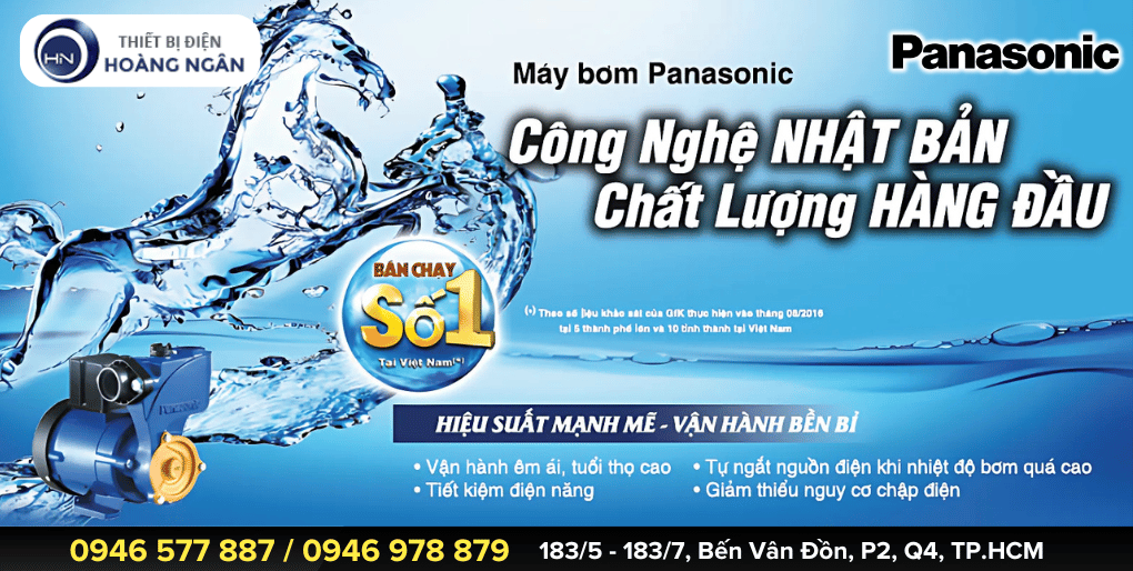 Vì sao Máy Bơm Panasonic bán chạy số 1 Việt Nam