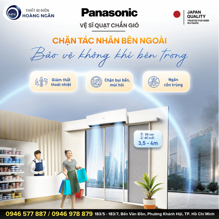 Quạt Chắn Gió Panasonic FY-3509U1