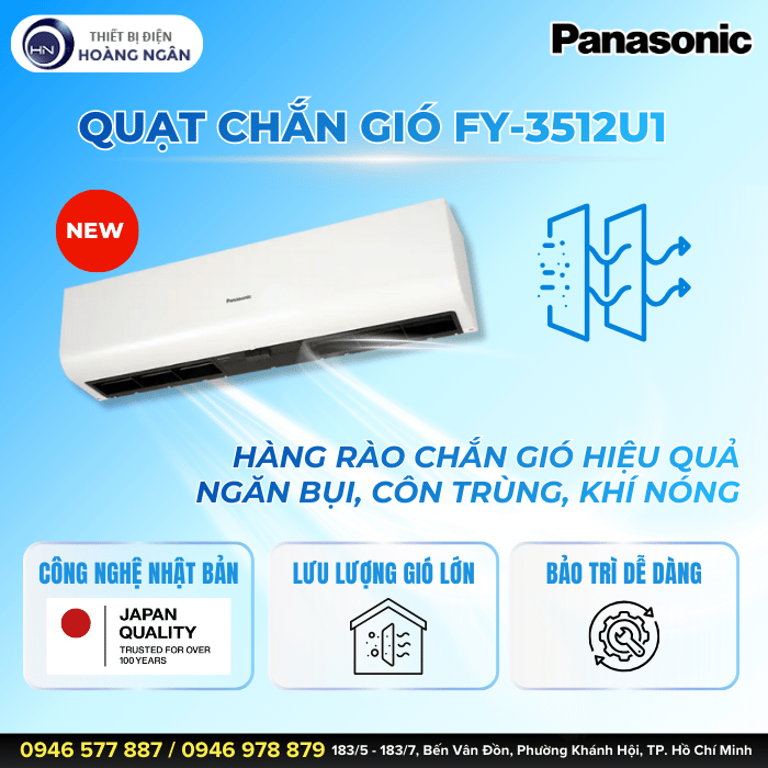 Quạt Chắn Gió Panasonic FY-3512U1