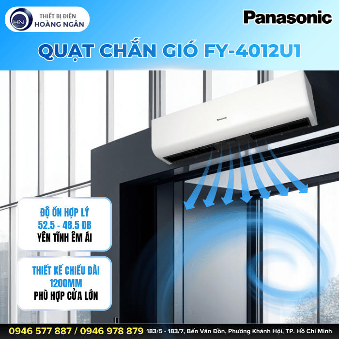 Quạt Chắn Gió Panasonic FY-4012U1