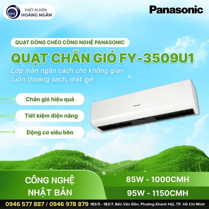 Quạt Chắn Gió Panasonic FY-3509U1
