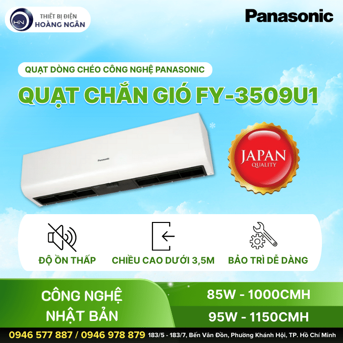 Quạt Chắn Gió Panasonic FY-3509U1