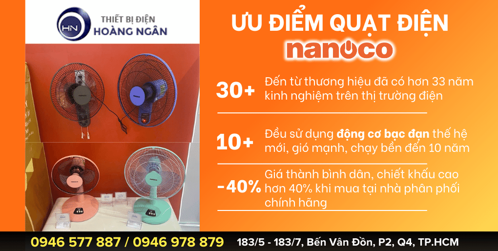 Quạt Điện Nanoco có tốt không