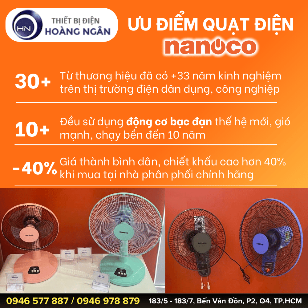 Quạt Điện Nanoco có tốt không