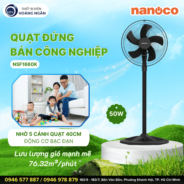Quạt Đứng BCN NSF1660K Nanoco