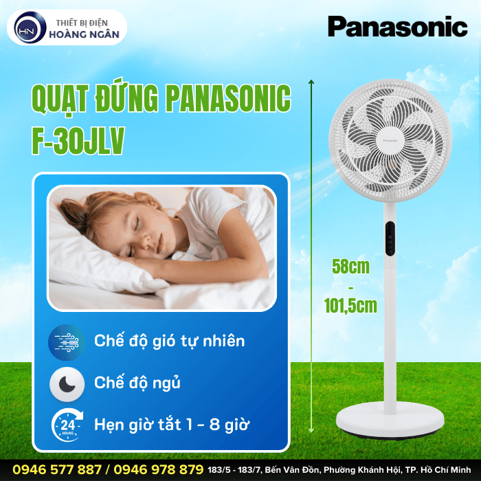 Quạt Đứng F-30JLV Panasonic 20W