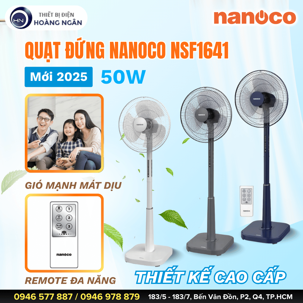 Quạt Đứng Nanoco NSF1641RC