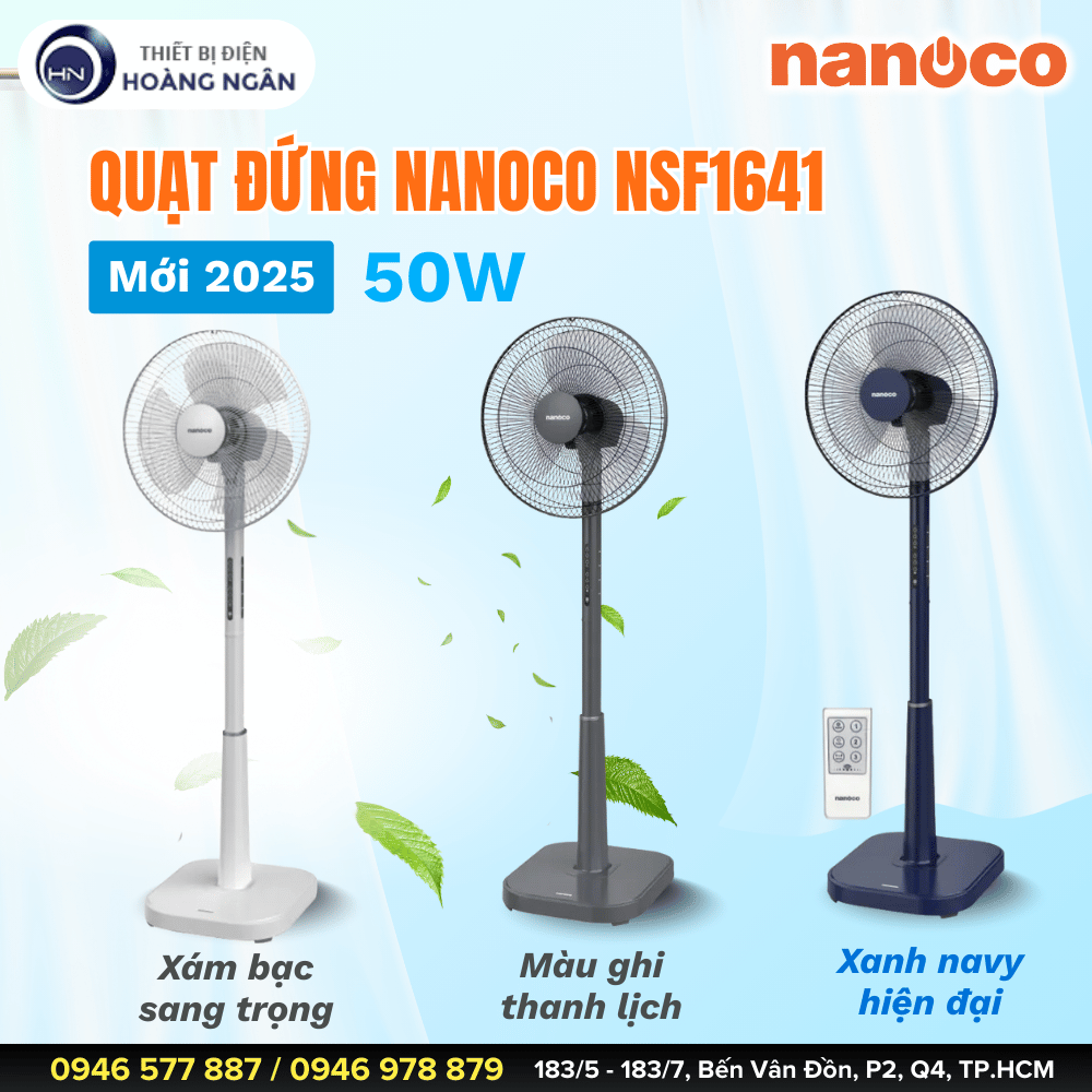 Quạt Đứng Nanoco NSF1641RC