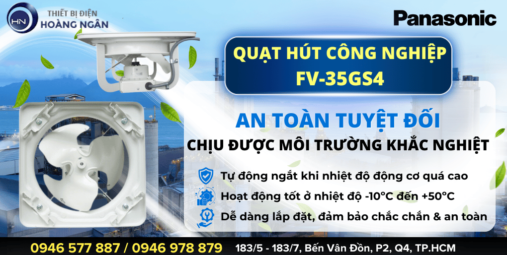 Quạt Hút Công Nghiệp Nhà Xưởng Panasonic FV-35GS4