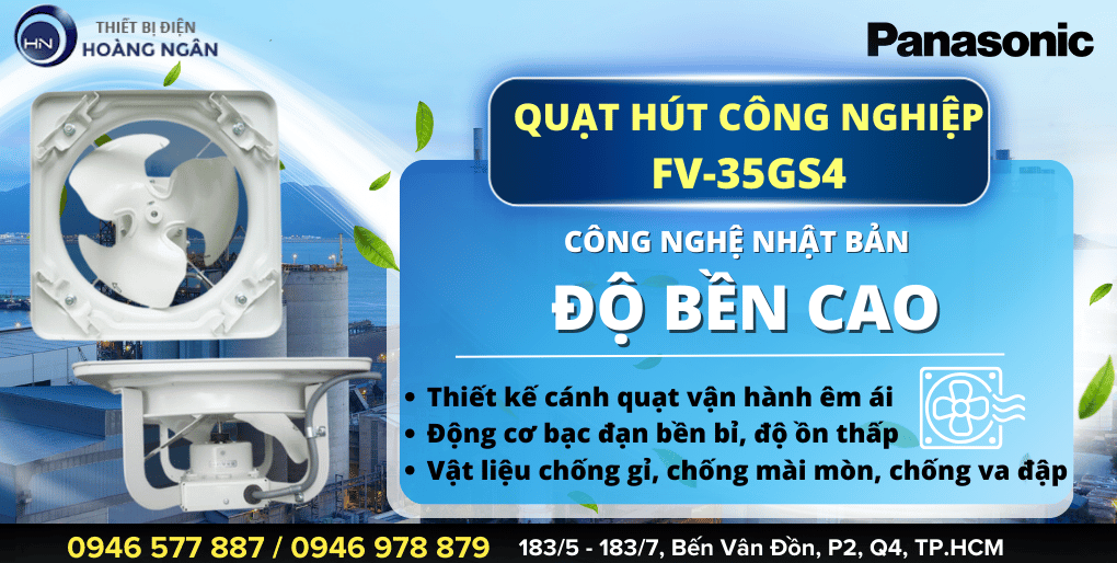 Quạt Hút Công Nghiệp Nhà Xưởng Panasonic FV-35GS4