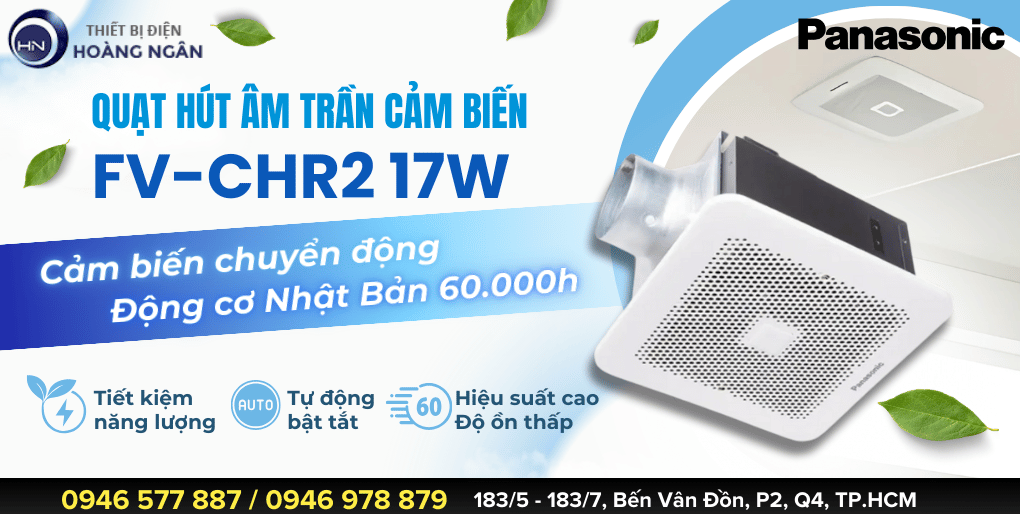 Quạt Hút Gió Âm Trần Panasonic FV-24CHR2