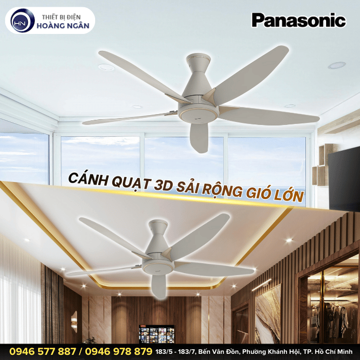 Quạt Trần Panasonic 5 Cánh F-60GDS-BE