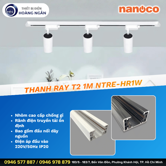 Thanh Ray T2 1m NTRE-HR1W Nanoco
