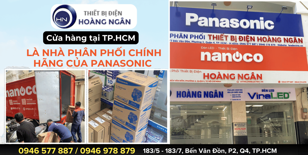 Thiết Bị Điện Hoàng Ngân – Nhà Phân Phối Chính Hãng Máy Bơm Panasonic tại TP.HCM và Toàn Quốc