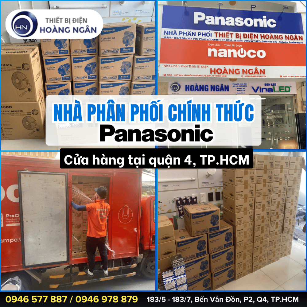 Thiết Bị Điện Hoàng Ngân – Nhà Phân Phối Chính Hãng Máy Bơm Panasonic tại TP.HCM và Toàn Quốc