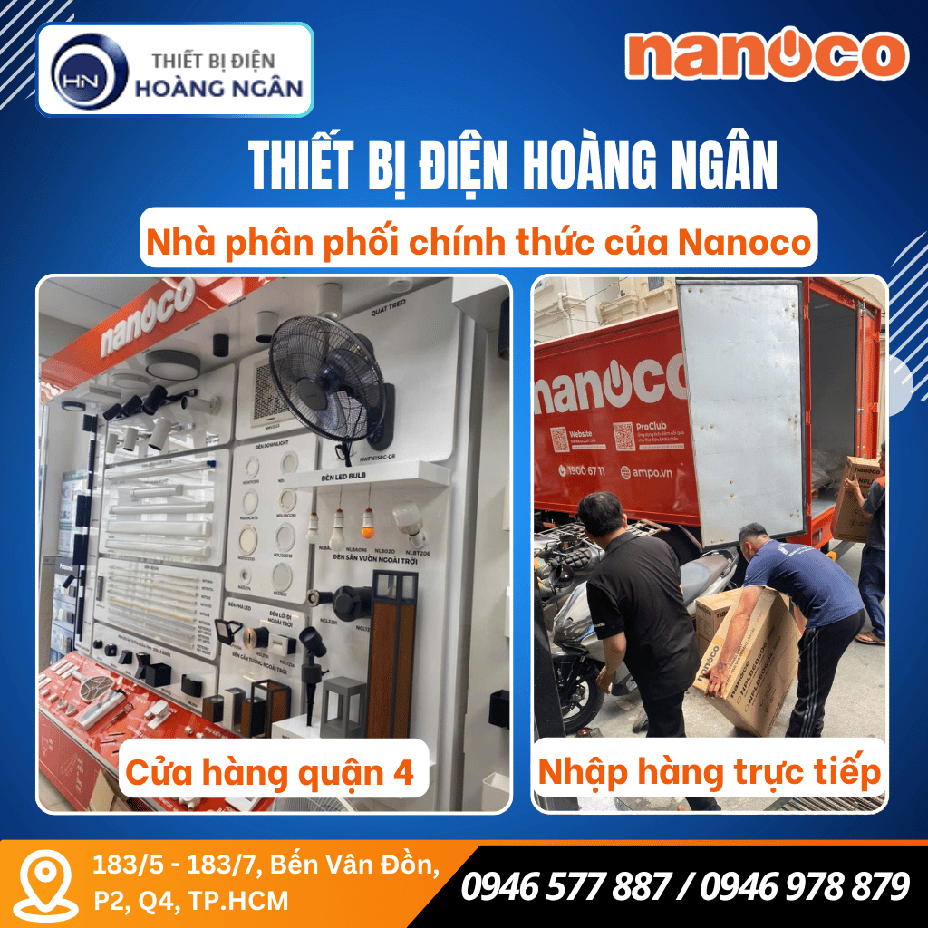 Thiết Bị Điện Hoàng Ngân – Đơn vị phân phối chính hãng Nanoco & Panasonic tại Việt Nam