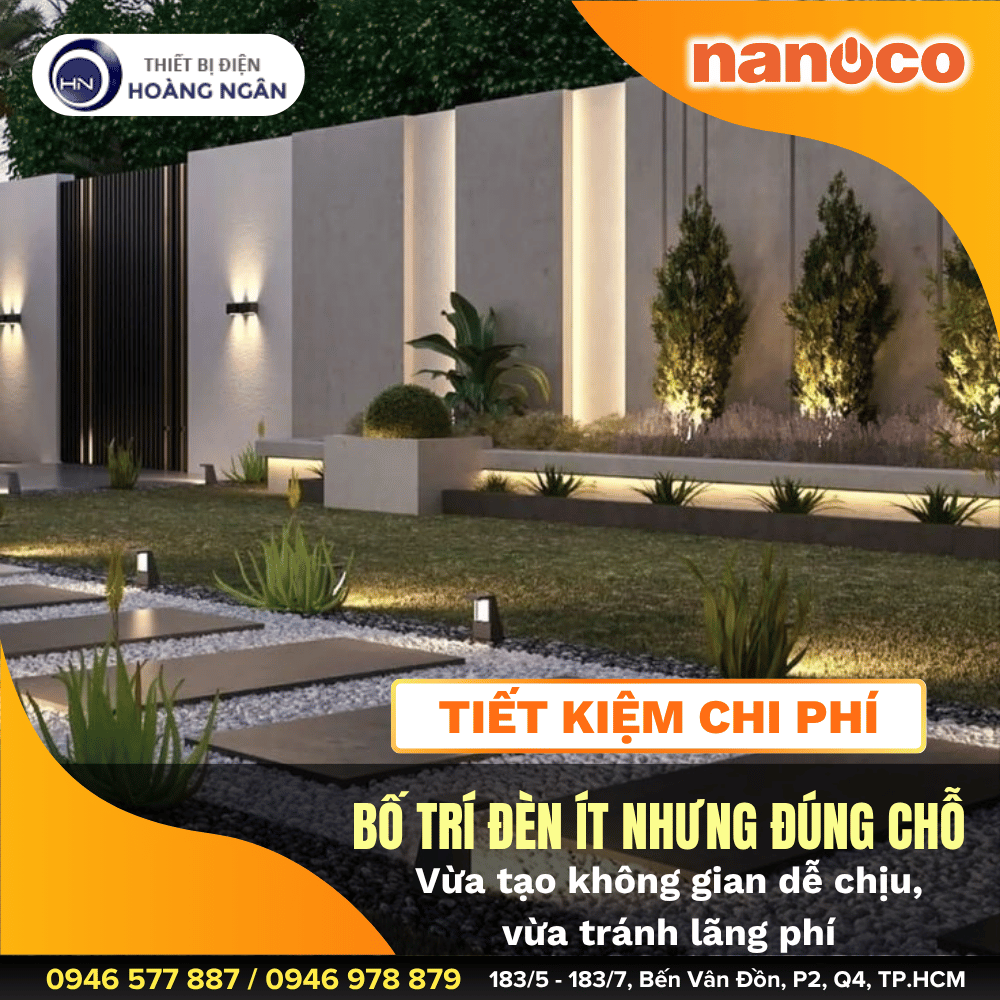 Thiết Kế Chiếu Sáng Sân Vườn