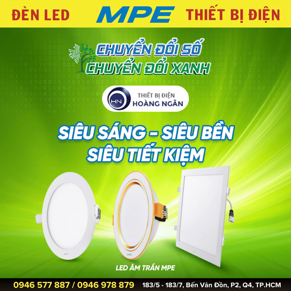 Thương hiệu đèn LED âm trần Nanoco giá tốt nhất