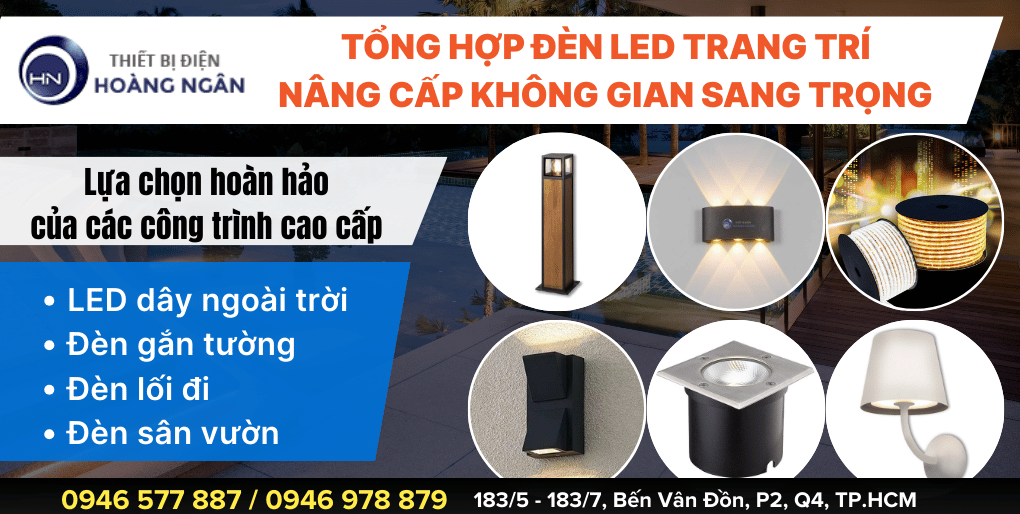Tổng Hợp 10+ Loại Đèn LED Trang Trí Ngoài Trời Cho Sân Vườn Biệt Thự, Tòa Nhà, Resort
