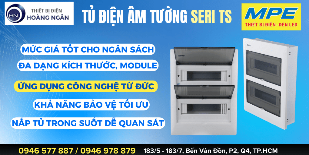 Tủ điện âm tường MPE dòng TS