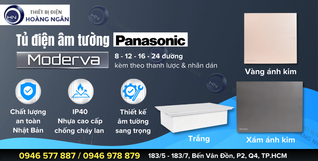 Tủ điện âm tường Panasonic Moderva