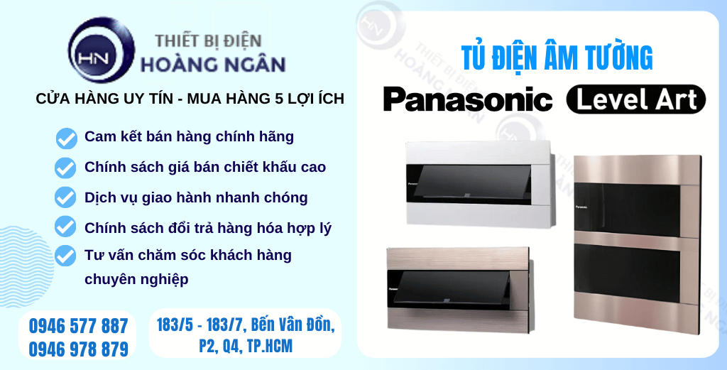 Tủ điện âm tường Panasonic Level Art