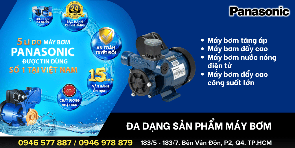 Vì sao Máy Bơm Panasonic bán chạy số 1 Việt Nam