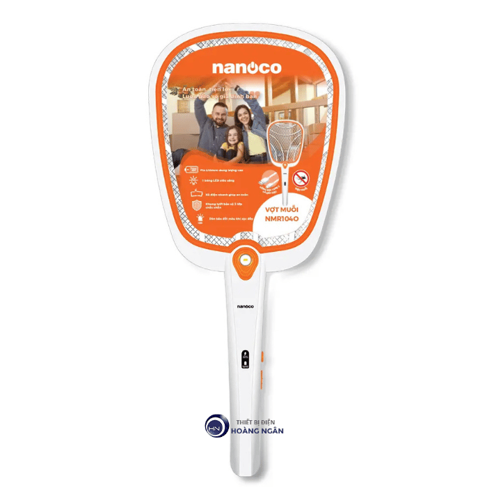 Vợt Muỗi NMR104O Nanoco Dung Lượng Pin Lớn