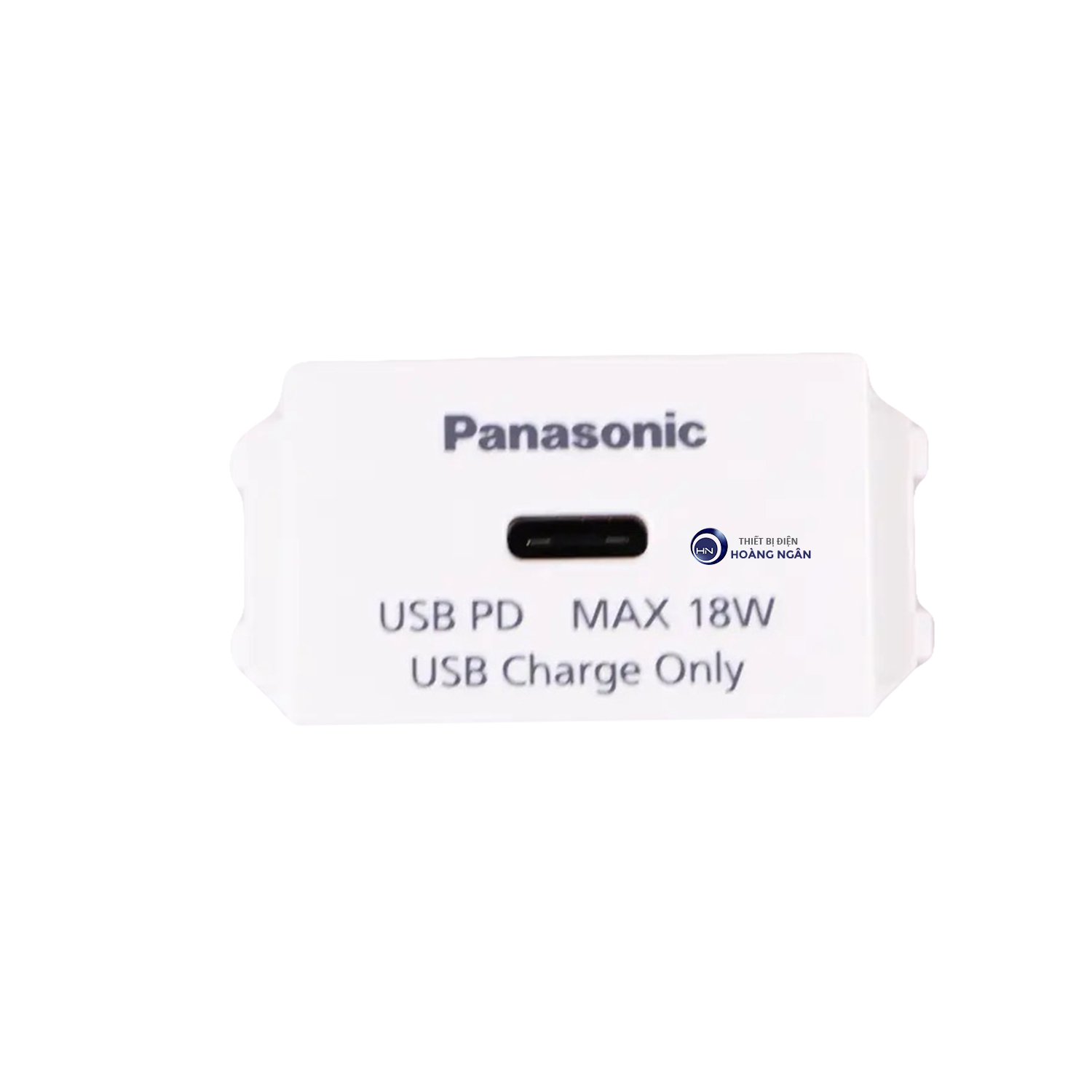 Ổ cắm USB Panasonic 1 cổng type C 18W màu trắng WEF412417W-VN