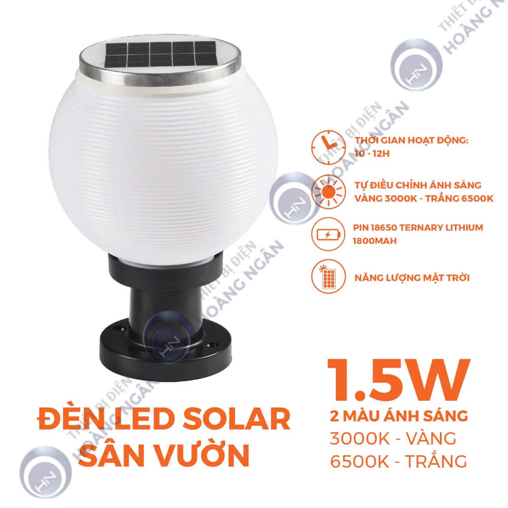 Đèn Năng Lượng Mặt Trời Sân Vườn NTZ08250 Nanoco