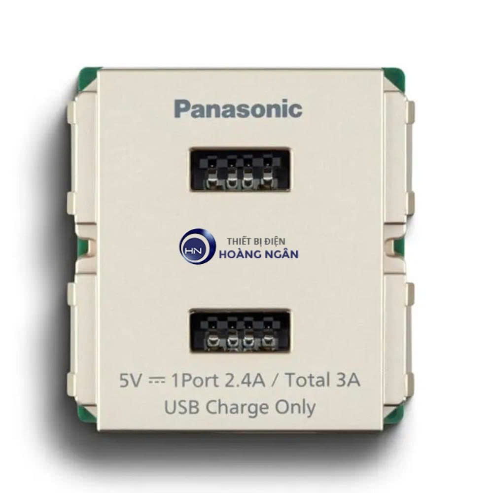 Ổ Cắm Sạc USB 2 Cổng, Cắm Nhanh Halumie Panasonic