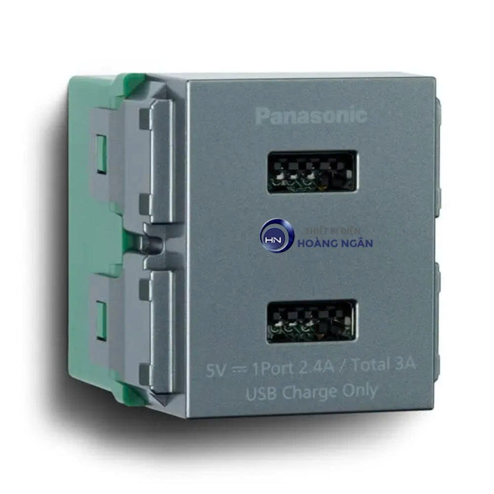 Ổ Cắm Sạc USB 2 Cổng, Cắm Nhanh Halumie Panasonic