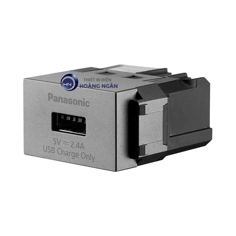 Ổ Cắm Sạc USB Đơn Dạng Dọc Bắt Vít Halumie Panasonic